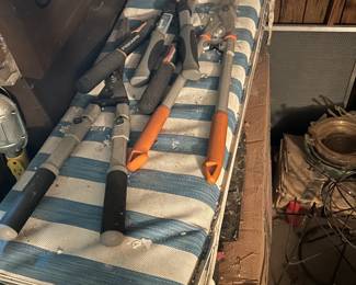 Lots of yard tools