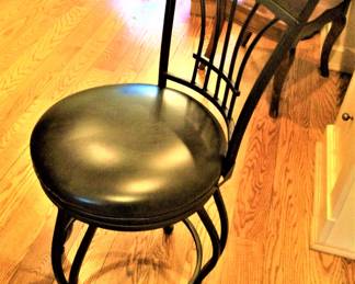 One of Four Swivel Counter Height Stools