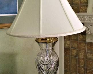 Waterford Lamp and Shade