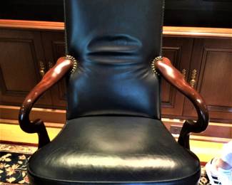 Hancock and Moore High Back Leather Office Chair 