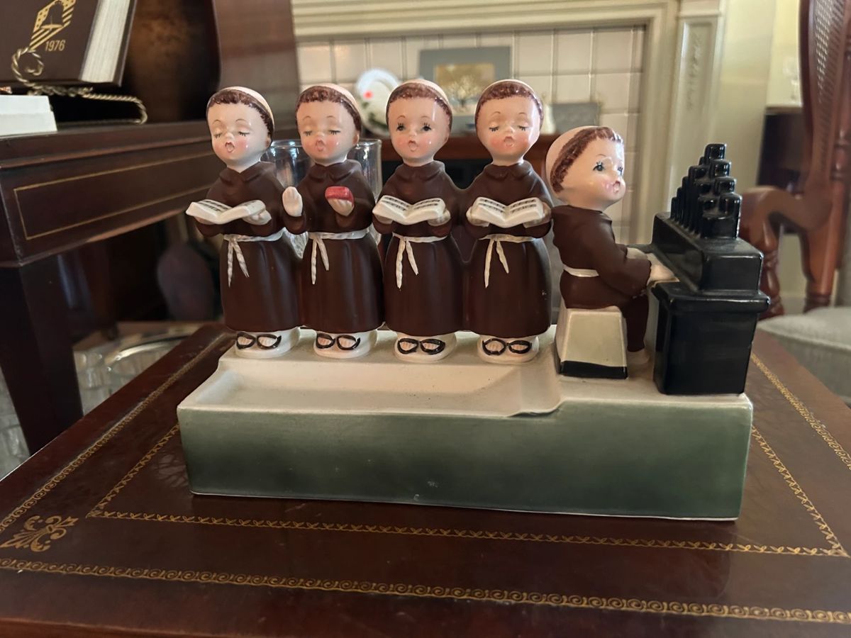 Vintage Friar Tuck Organ & Monks Music Box