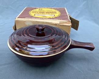 Mar-Crest French handled casserole