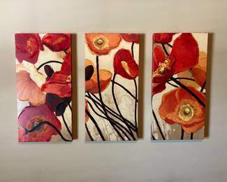 Poppies triptych