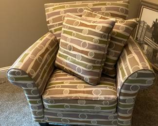 Bauhaus arm chair w contemporary modern upholstery