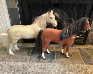 Large horse figures