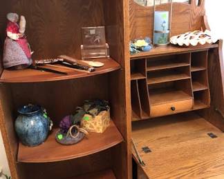Secretary w/shelves