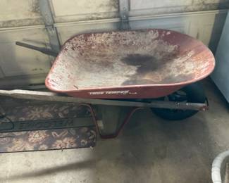 Wheel Barrel with a new Tire