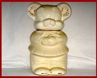 Vintage Turnabout Cookie Jar
