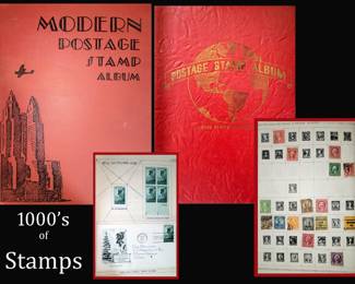 There is a HUGE Stamp Collection