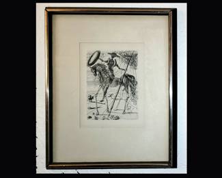 Dali Print of Don Quixote 