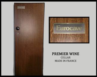 Large Eurocave Premier Wine Cellar Made in France. Temperature Controlled Wine Cellar, Holds Loads of Bottles 