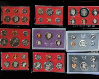 Small Sample of the Large Collectible Coin Sets 