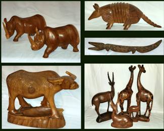 Nicely Carved Wooden Animals