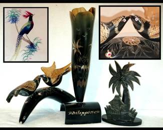 Carved Horn Art 