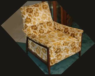 Cool and Solid Mid Century Modern Arm Chair