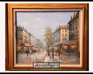 Henri Rogers Signed Oil Painting