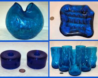 Blenko Cobalt Glassware