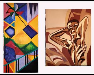 Vibrant, Colorful and Large Family Artwork