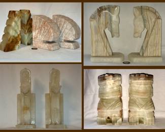 Selection of Onyx Bookends There are More