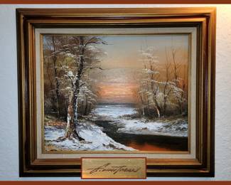 F or G Whitman Signed Oil Painting