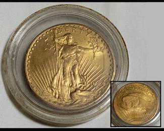 1924 20 Dollar Gold Piece 