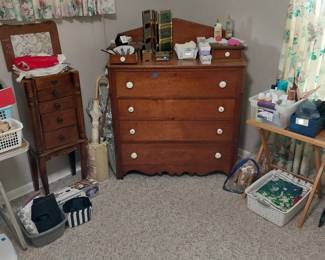 jewelry chest, dresser