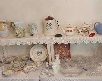 Currier and Ives dishes