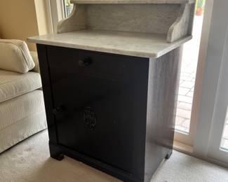 Very early 1900s marble top wash stand 