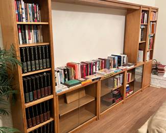 Great selection of books and bookcases 