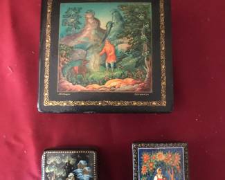 Russian lacquer boxes