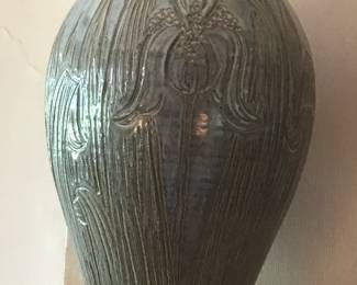 Large NC pottery iris vase