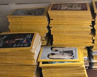 Lots of National Geographics 