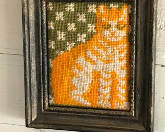 Cat needlework