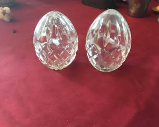 Pair crystal eggs
