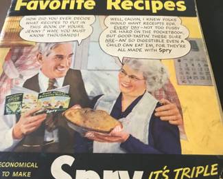 Lots of vintage cookbooks