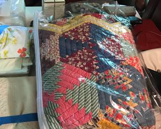 Vintage quilt, bagged.