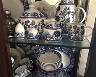Blue and white Arzberg china
