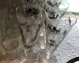 Mid century Pilsner glasses