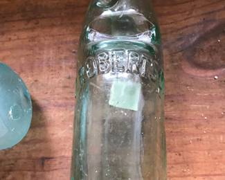 Marble beer bottle