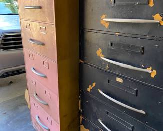 Metal garage storage drawers