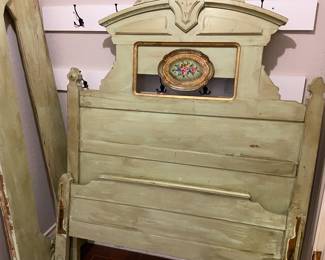 Antique bedframe bed frame