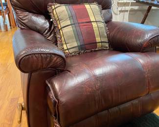 leather La-Z-Boy recliner