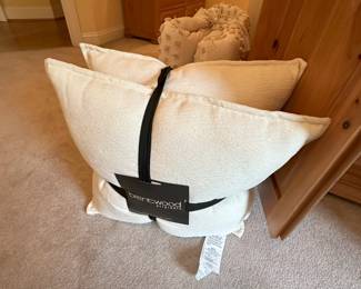 Pillows and comforter