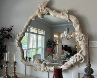 	#3	The Platt Collection Furniture Hand Crafted mirror 63x58	 $275.00 				