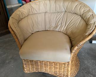 	#72	Vintage rattan chair	 $40.00 				