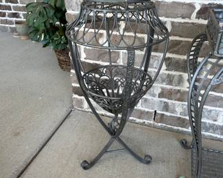 	#61	Metal plant stand 27"h heavy	 $30.00 				