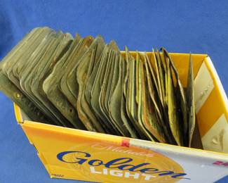 Lot 77. Old Minnesota license plates