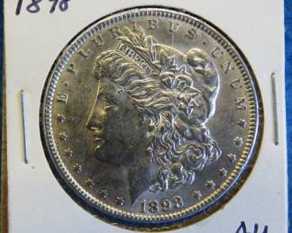Lot 256. 1898 P Morgan Silver Dollar