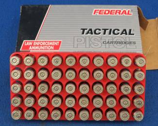 Lot 22. Fifty Federal Tactical 40 S&W rounds