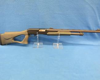 Lot 326. Stevens 320 12-gauge pump shotgun.&nbsp; 3" chamber.&nbsp; 21" vent rib barrel.&nbsp; SN 217008F